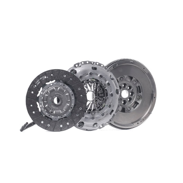 LuK 600 0215 00: Kit ambreiaj cu rulment de presiune, cu volanta, cu set suruburi, Pt. montaj necesita scula speciala, Volant cu masa dubla cu disc de frecare BR 0241