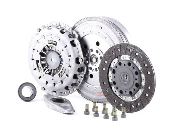 LuK 600 0234 00: Kit de embrague con rodamiento guía, con cojinete de desembrague, con horquilla desembrague, con volante motor, con juego de tornillos, se requiere herramiente especial para montaje, Volante bimasa sin disco de mando de fricción BR 0241